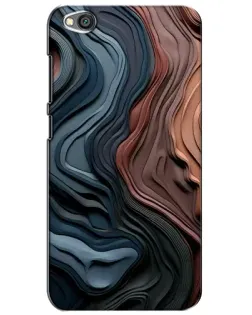Чехол для Xiaomi Redmi Go с картинкой «Цветные волны каньона»