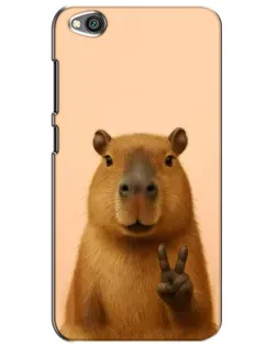 Чехол для Xiaomi Redmi Go с картинкой «Капибара виктория»