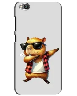Чехол для Xiaomi Redmi Go с картинкой «Капибара рэпер даб»