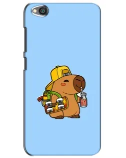 Чехол для Xiaomi Redmi Go с картинкой «Капибара на скейте»
