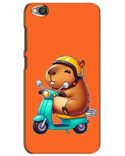 Чехол для Xiaomi Redmi Go с картинкой «Капибара на скутере»