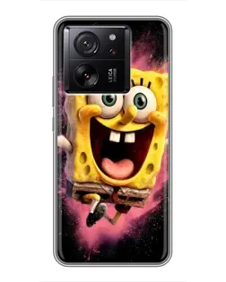 Чехол для Xiaomi Redmi K100 Pro Max с картинкой «Взрывной Спанч Боб»