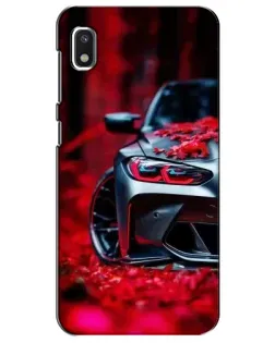 Чехол для Xiaomi Redmi K20 Pro с картинкой «Спортивная BMW и цветы»