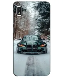 Чехол для Xiaomi Redmi K20 Pro с картинкой «BMW в зимнем лесу»