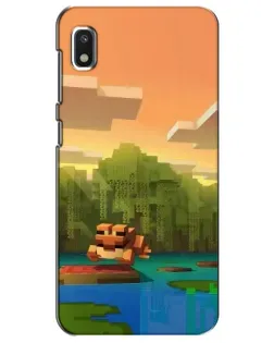 Чохол для Xiaomi Redmi K20 Pro з картинкою «Майнкрафт захід сонця»