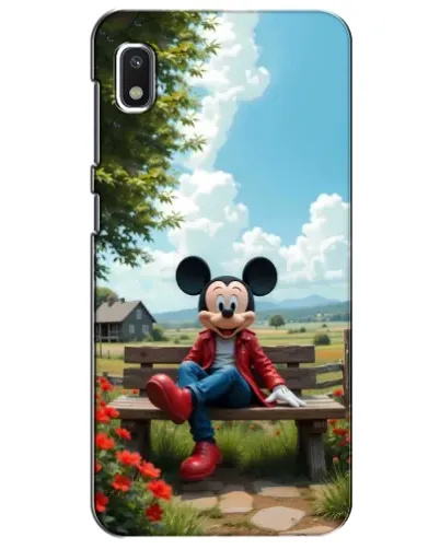Чехол для Xiaomi Redmi K20 Pro с картинкой «Микки на скамейке»