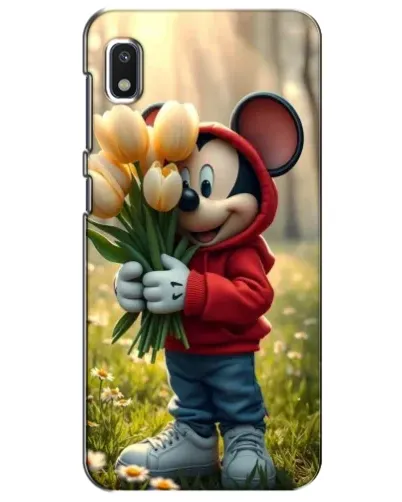 Чехол для Xiaomi Redmi K20 Pro с картинкой «Микки с тюльпанами»