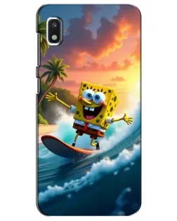 Чехол для Xiaomi Redmi K20 Pro с картинкой «Губка Боб серфингист»
