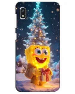 Чехол для Xiaomi Redmi K20 Pro с картинкой «Рождественский Спанч Боб»