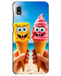 Чехол для Xiaomi Redmi K20 Pro с картинкой «Спанч Боб мороженое»