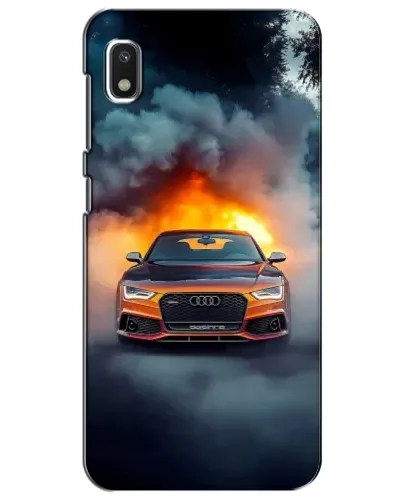 Чехол для Xiaomi Redmi K20 Pro с картинкой «Audi в огненном дыму»