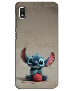 Чехол для Xiaomi Redmi K20 Pro с картинкой «Стич на коричневом фоне»