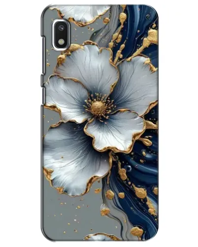 Чехол для Xiaomi Redmi K20 Pro с картинкой «Белый цветок и золотой флюид» Чехол для Xiaomi Redmi K20 Pro с картинкой «Белый цветок и золотой флюид»