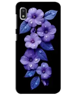 Чехол для Xiaomi Redmi K20 Pro с картинкой «Фиолетовые цветы с росою»