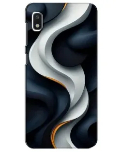 Чехол для Xiaomi Redmi K20 Pro с картинкой «Объемные черно-белые ленты» Чехол для Xiaomi Redmi K20 Pro с картинкой «Объемные черно-белые ленты»