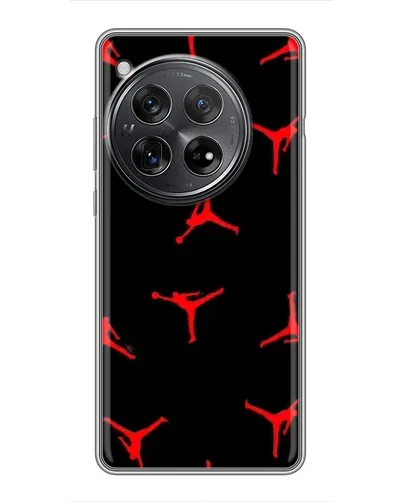 Чехол для Xiaomi Redmi K80 Pro с картинкой «Jordan Red Pattern» Чехол для Xiaomi Redmi K80 Pro с картинкой «Jordan Red Pattern»