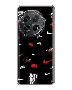 Чехол для Xiaomi Redmi K80 Pro с картинкой «Nike Mix Pattern»