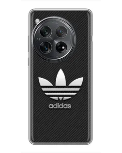 Чехол для Xiaomi Redmi K80 Pro с картинкой «Adidas Карбоновая текстура»