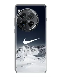 Чехол для Xiaomi Redmi K80 Pro с картинкой «Nike — зимние горы» Чехол для Xiaomi Redmi K80 Pro с картинкой «Nike — зимние горы»