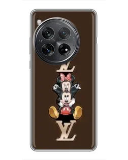 Чехол для Xiaomi Redmi K80 Pro с картинкой «LV и Микки Маус»