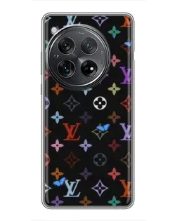 Чехол для Xiaomi Redmi K80 Pro с картинкой «Цветная монограмма LV»
