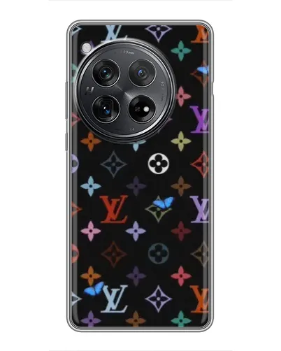 Чехол для Xiaomi Redmi K80 Pro с картинкой «Цветная монограмма LV»