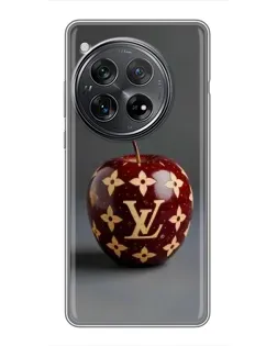 Чехол для Xiaomi Redmi K80 Pro с картинкой «Красное яблоко LV»