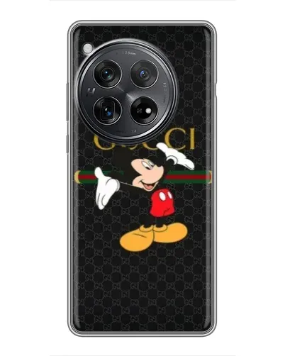 Чехол для Xiaomi Redmi K80 Pro с картинкой «Микки Маус Gucci»