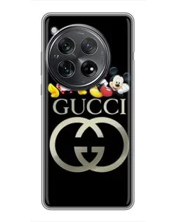 Чехол для Xiaomi Redmi K80 Pro с картинкой «Gucci — герои Disney»