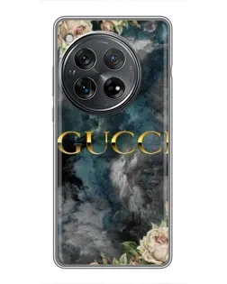 Чехол для Xiaomi Redmi K80 Pro с картинкой «Абстрактные цветы Gucci»