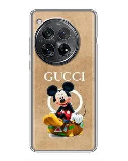 Чехол для Xiaomi Redmi K80 Pro с картинкой «Микки Маус Gucci — крафт»
