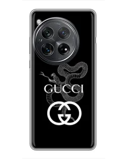 Чехол для Xiaomi Redmi K80 Pro с картинкой «Gucci — серебряная змея»