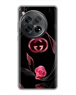 Чехол для Xiaomi Redmi K80 Pro с картинкой «Gucci — неоновая роза»