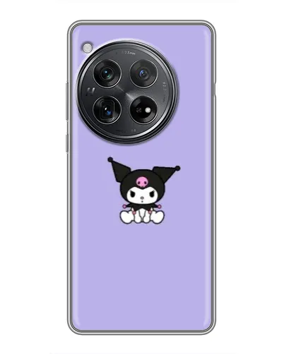 Чехол для Xiaomi Redmi K80 Pro с картинкой «Kuromi — фиолетовый минимализм»