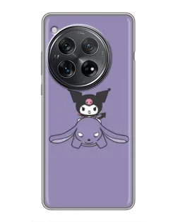 Чехол для Xiaomi Redmi K80 Pro с картинкой «Kuromi на лиловом фоне»