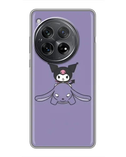 Чехол для Xiaomi Redmi K80 Pro с картинкой «Kuromi на лиловом фоне»