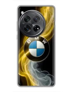 Чехол для Xiaomi Redmi K80 Pro с картинкой «Золотистый дым BMW»