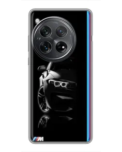 Чехол для Xiaomi Redmi K80 Pro с картинкой «Силуэт BMW в темноте»