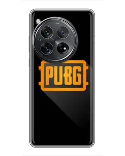 Чехол для Xiaomi Redmi K80 Pro с картинкой «PUBG — рамка лого»