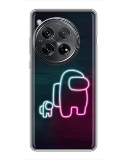 Чехол для Xiaomi Redmi K80 Pro с картинкой «Among Us неон-арт»
