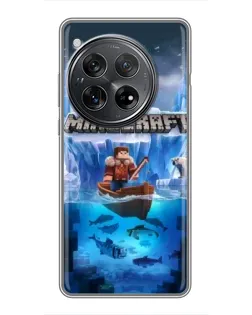 Чохол для Xiaomi Redmi K80 Pro з картинкою «Minecraft льодянийсвіт»