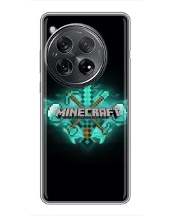 Чохол для Xiaomi Redmi K80 Pro з картинкою «Minecraft Diamond лого»