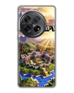 Чохол для Xiaomi Redmi K80 Pro з картинкою «Minecraft панорама»
