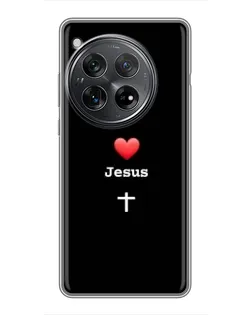 Чохол для Xiaomi Redmi K80 Pro з картинкою «Серце - Jesus» Чохол для Xiaomi Redmi K80 Pro з картинкою «Серце - Jesus»