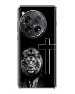 Чохол для Xiaomi Redmi K80 Pro з картинкою «Лев та Хрест» Чохол для Xiaomi Redmi K80 Pro з картинкою «Лев та Хрест»