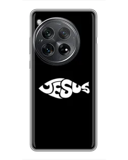 Чехол для Xiaomi Redmi K80 Pro с картинкой «Рыба Jesus»