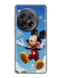 Чехол для Xiaomi Redmi K80 Pro с картинкой «Mickey и мыльные пузыри»