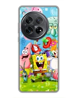 Чехол для Xiaomi Redmi K80 Pro с картинкой «Губка Боб и друзья» Чехол для Xiaomi Redmi K80 Pro с картинкой «Губка Боб и друзья»