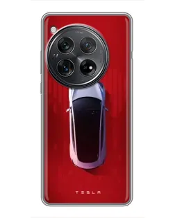 Чехол для Xiaomi Redmi K80 Pro с картинкой «Tesla Top View»