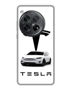 Чехол для Xiaomi Redmi K80 Pro с картинкой «Tesla White Style»